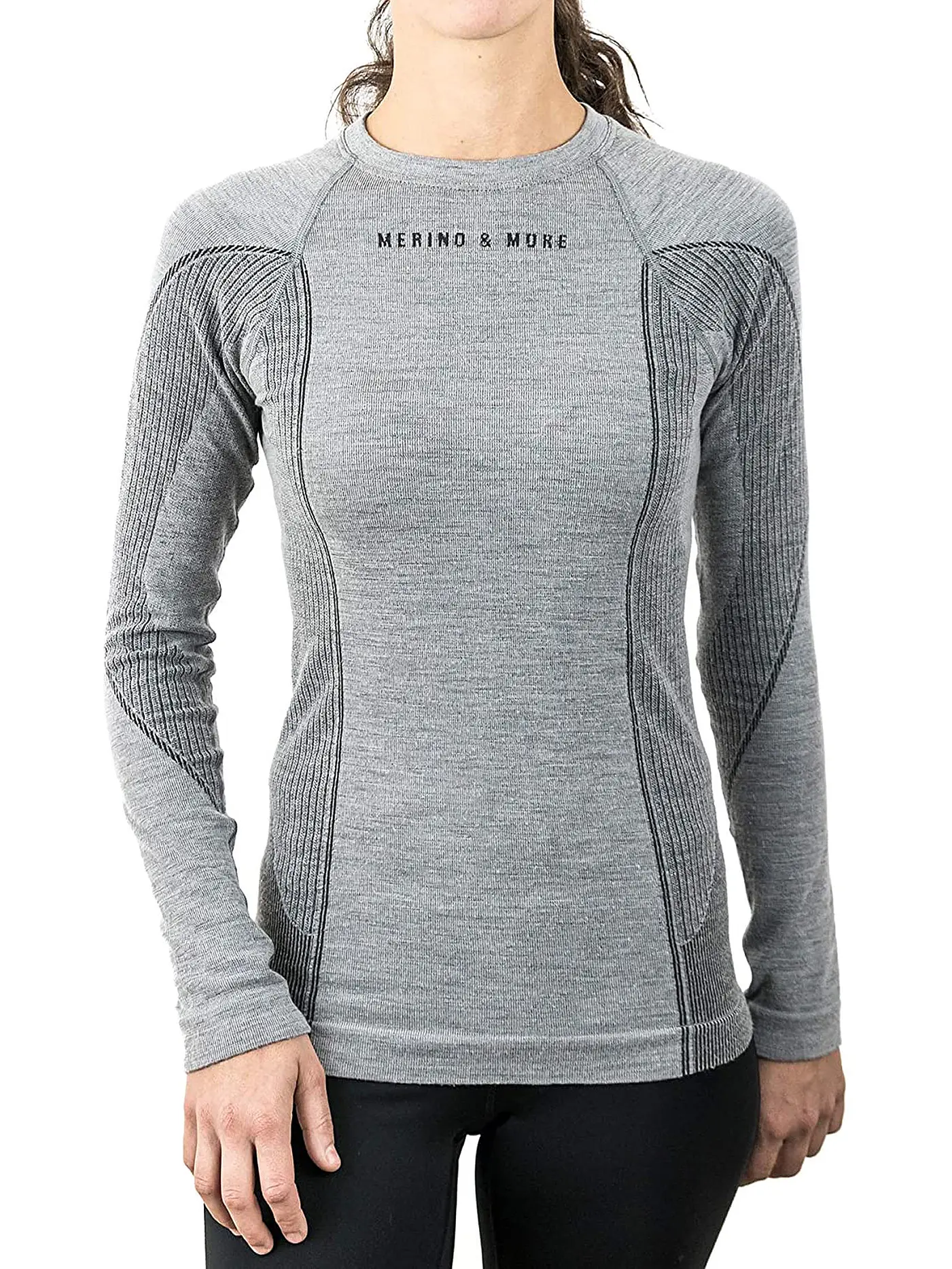 MERINO & MORE | Damen Funktionsshirt Longsleeve | 